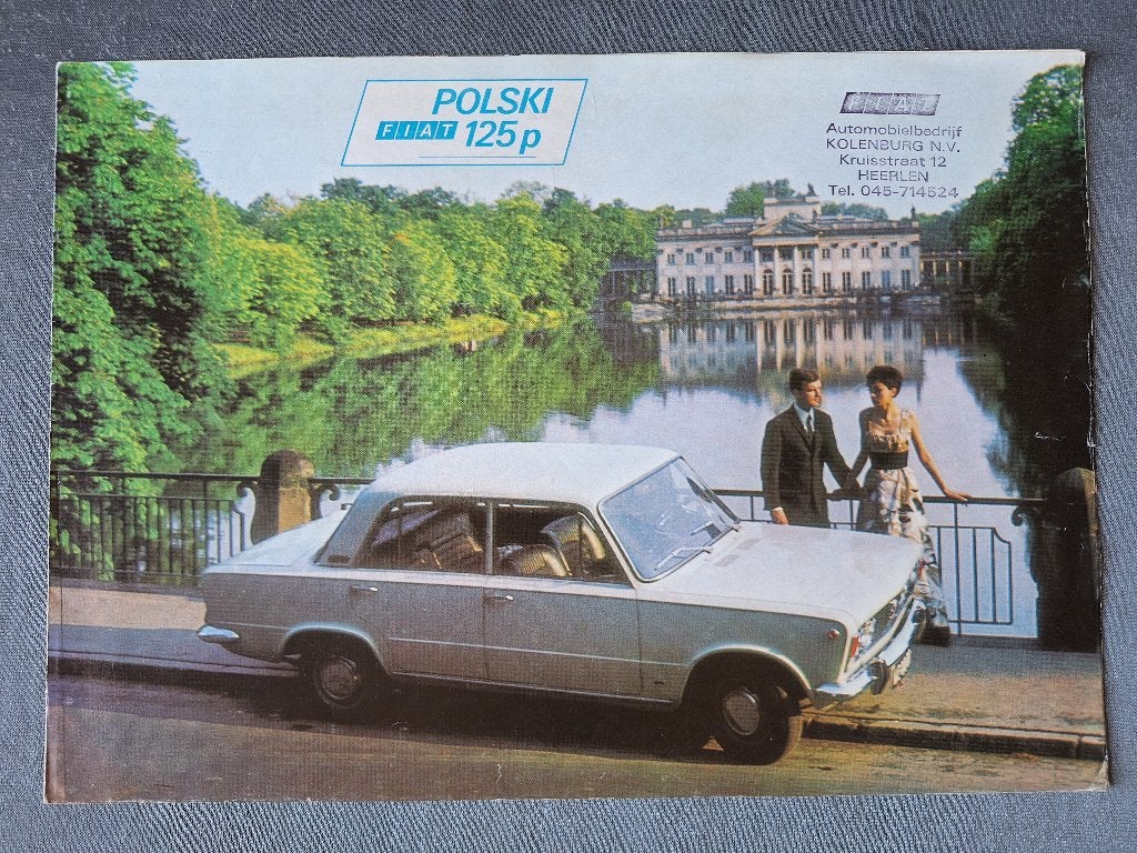 Brochure POLSKI FGIAT 125P - NL, Verzenden, Gelezen, Overige merken