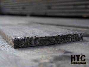 Douglas plank 22x200mm zwart voor maar €2,95 per meter.