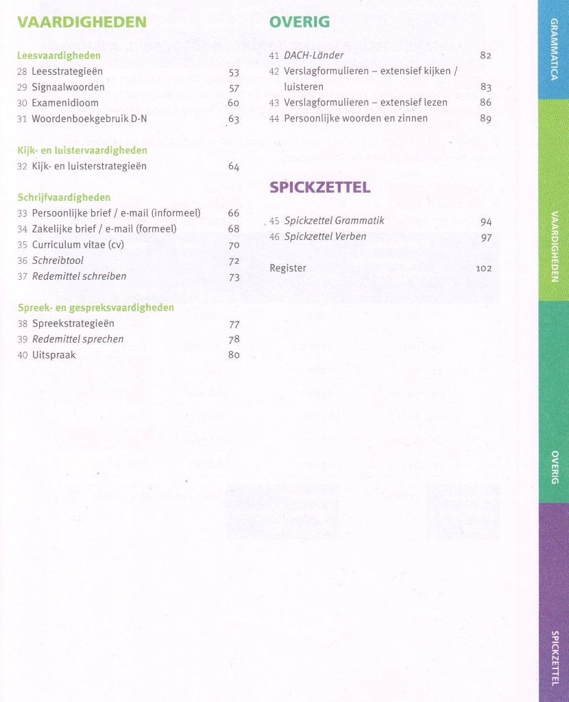 Na klar! Handboekje DUITS Bovenbouw VMBO compleet (NIEUW), VMBO, Malmberg, Nieuw, Verzenden