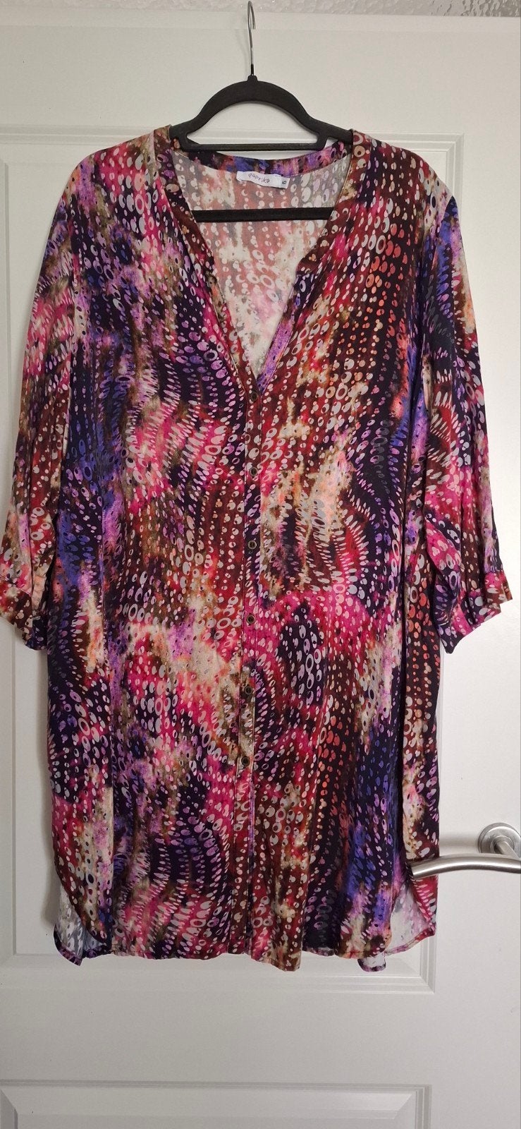Paprika blouse maat 6 (54), Kleding | Dames, Meerkleurig, Blouse of Tuniek, Ophalen of Verzenden, Zo goed als nieuw
