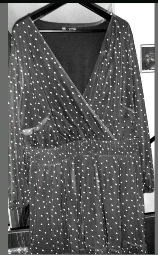 Jurk, maat 52/54, Kleding | Dames, Zwart, Maat 46/48 (XL) of groter, Ophalen of Verzenden, Gedragen