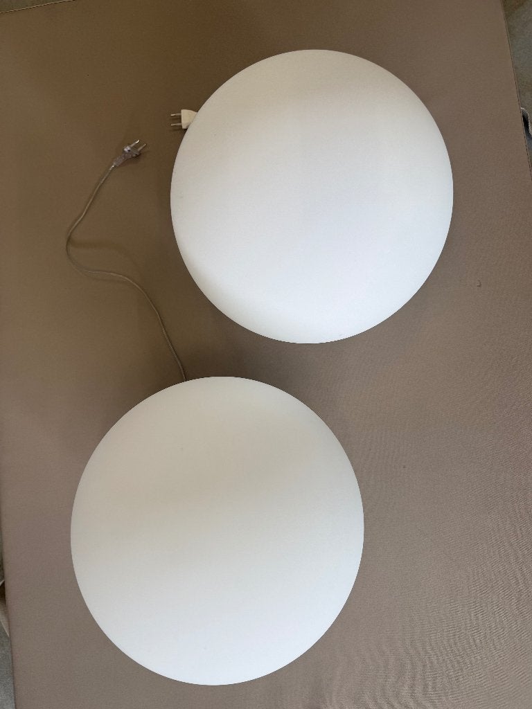 2 x Artemide Dioscuri-lamp , diameter 35cm, Ophalen, Zo goed als nieuw, Artemide
