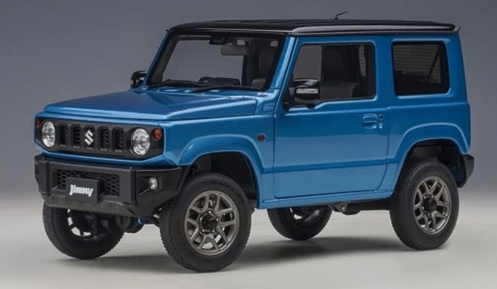1:18 Suzuki Jimny (JB64) - Blauw metallic / Zwart dak !SALE!, Auto, Autoart, ., AUTOART
