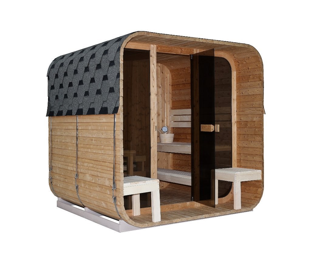 Passion | Evora 220 Sauna | Nieuw uit Voorraad, Ophalen of Verzenden, Nieuw, Fins of Traditioneel, Complete sauna