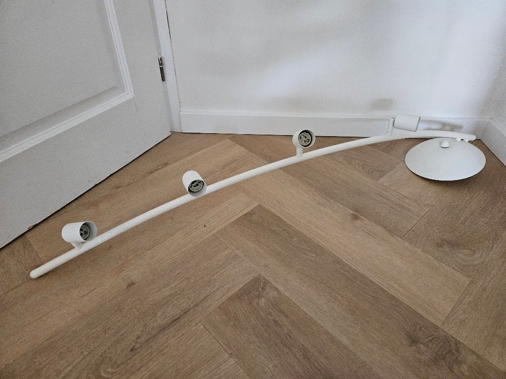 QAZQA lamp met 4 spots (wit), Ophalen of Verzenden, Zo goed als nieuw, LED, GU10