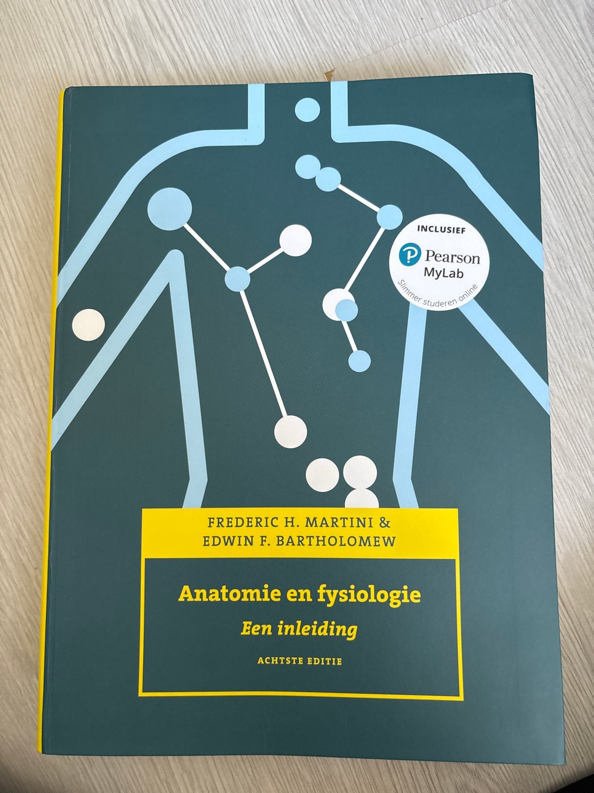 Anatomie en fysiologie, 8e editie met MyLab NL, Verzenden, Zo goed als nieuw, Frederic H. Martini; Edwin F. Bartholomew, Nederlands