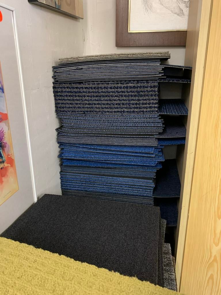 Nieuwe tapijttegels, Minder dan 50 cm, 50 tot 100 cm, Vierkant, Nieuw