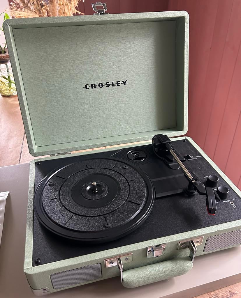 Crosley CR8005D-MT Platenspeler - Mintgroen, Ophalen of Verzenden, Nieuw, Platenspeler, Overige merken