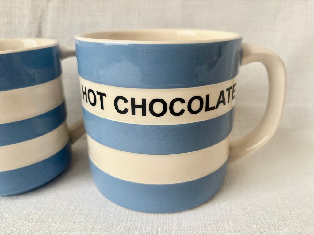 T.G. Green - Cornishware - 'Hot Chocolate', Overige merken, Verzenden, Mok, Zo goed als nieuw