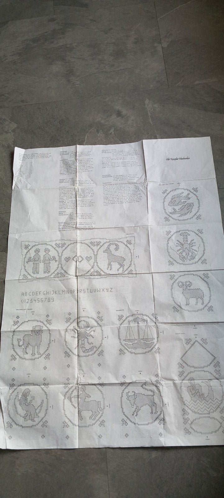 borduurpatroon, Ophalen of Verzenden, Patroon