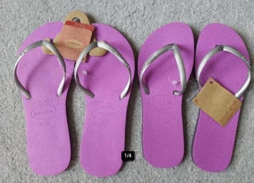 Havaianas Eur maat 37/38 en 39/40 nieuw, Zwart, Nieuw, Ophalen of Verzenden