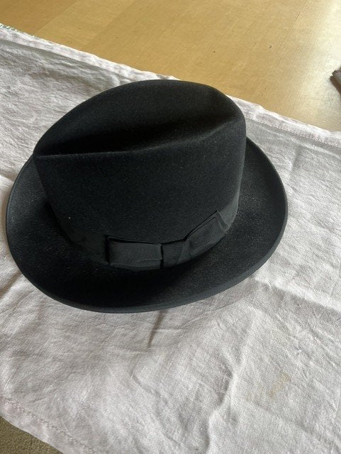 Stetson hoed zwart klassiek, Ophalen, 56 of 57 cm (M, 7 of 7⅛ inch), Hoed, Stetson