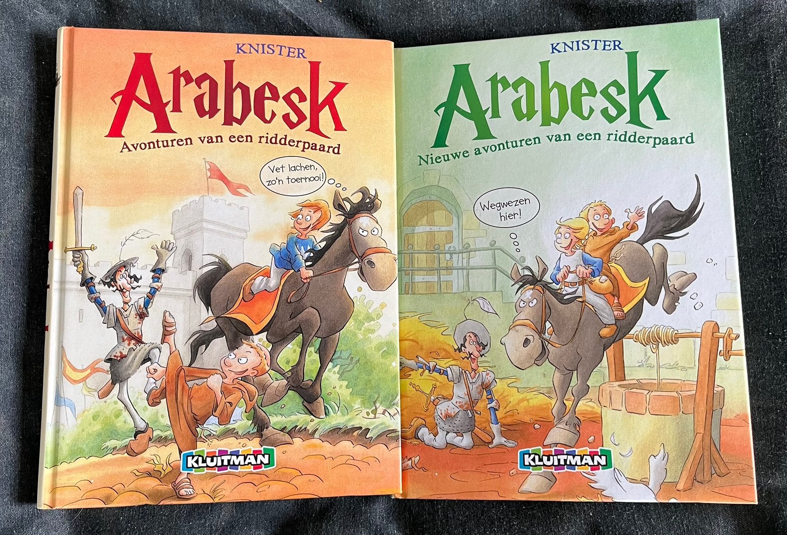 Knister - Avonturen van een ridderpaard deel 1 en 2, Ophalen of Verzenden, Zo goed als nieuw, Fictie, Knister