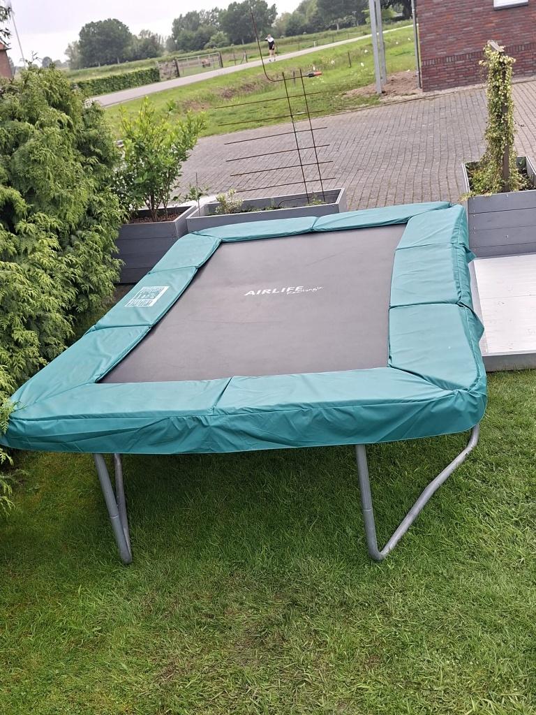 Trampoline, Kinderen en Baby's, Speelgoed | Buiten | Trampolines, Ophalen, Zo goed als nieuw