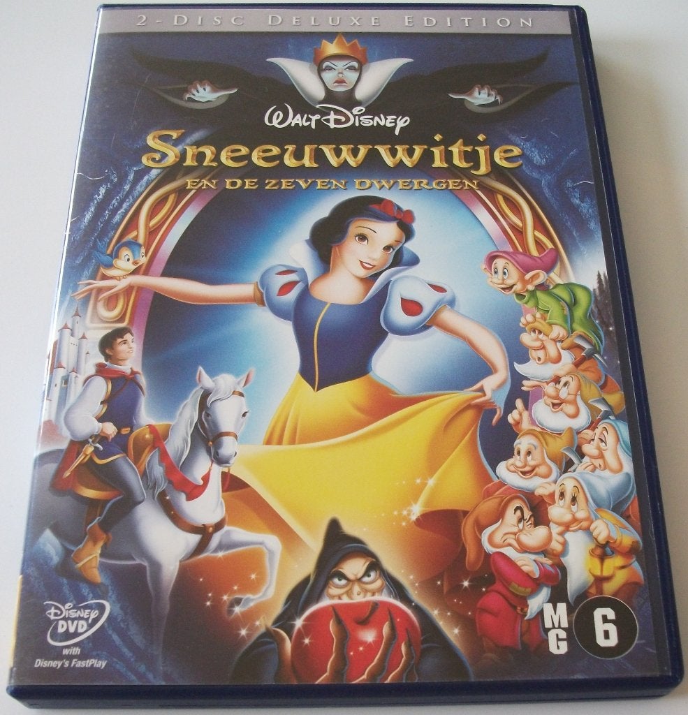 Dvd *** SNEEUWWITJE *** 2-Disc Boxset Walt Disney Classics 1, Speciale editie, Nederlands, Ophalen of Verzenden, Zo goed als nieuw