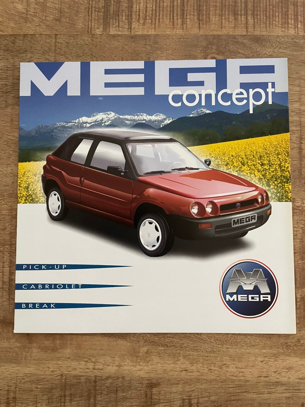 MEGA Concept brochure - Pick-up, Cabriolet, Break, Ophalen of Verzenden, Zo goed als nieuw, Overige merken