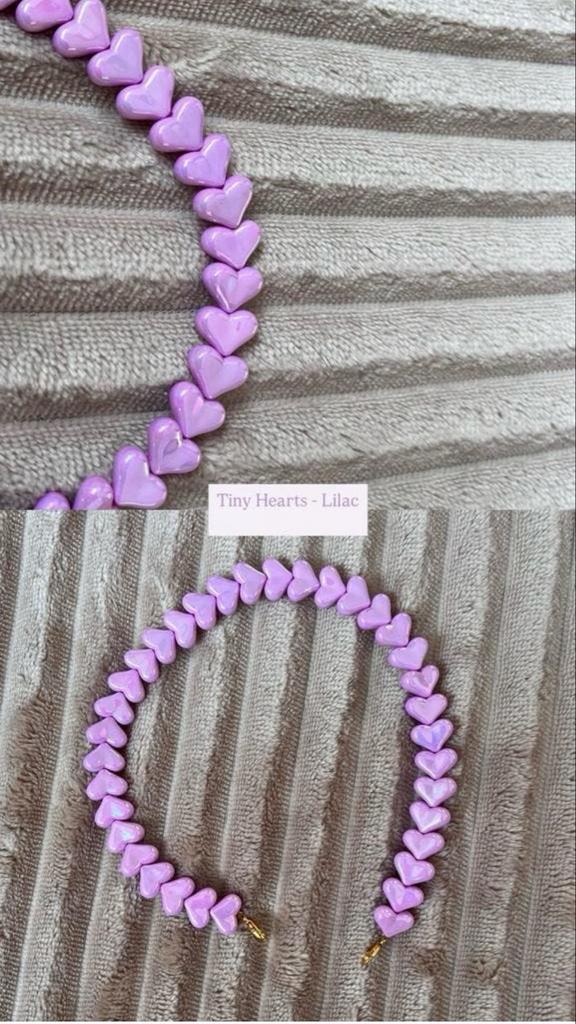 Telefoonkoord Tiny Hearts - Lilac, Ophalen of Verzenden, Nieuw, Telefoonhanger of Accessoire, Apple iPhone
