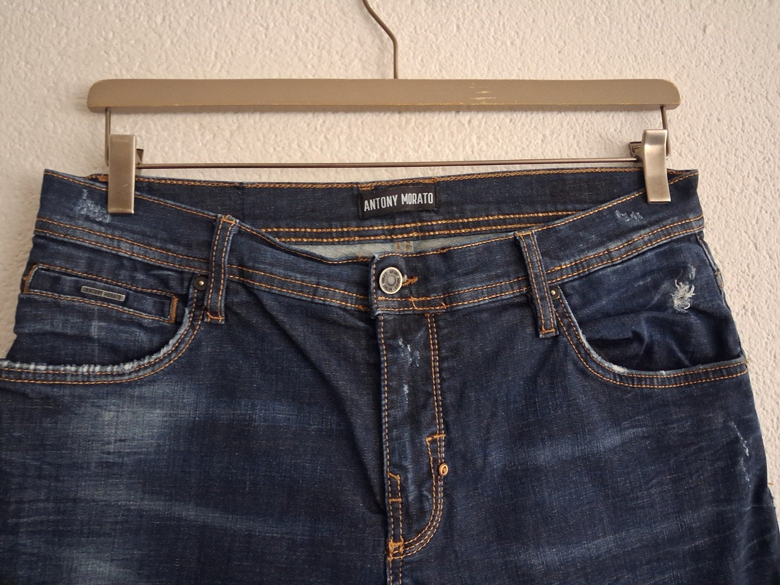 Antony Morato Jeans - Donkerblauw  Maat  W32 L32, Antony Morato, Blauw, W32 (confectie 46) of kleiner, Ophalen of Verzenden