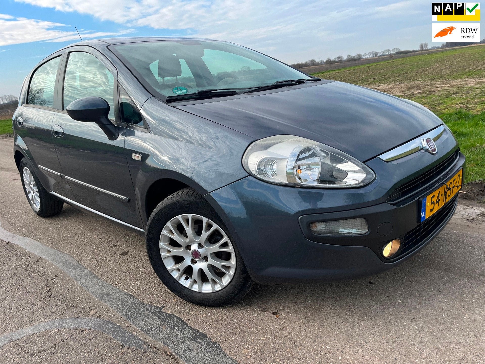 Fiat Punto Evo 1.4 Dynamic, Auto's, Fiat, Voorwielaandrijving, Euro 5, 4 cilinders, Origineel Nederlands