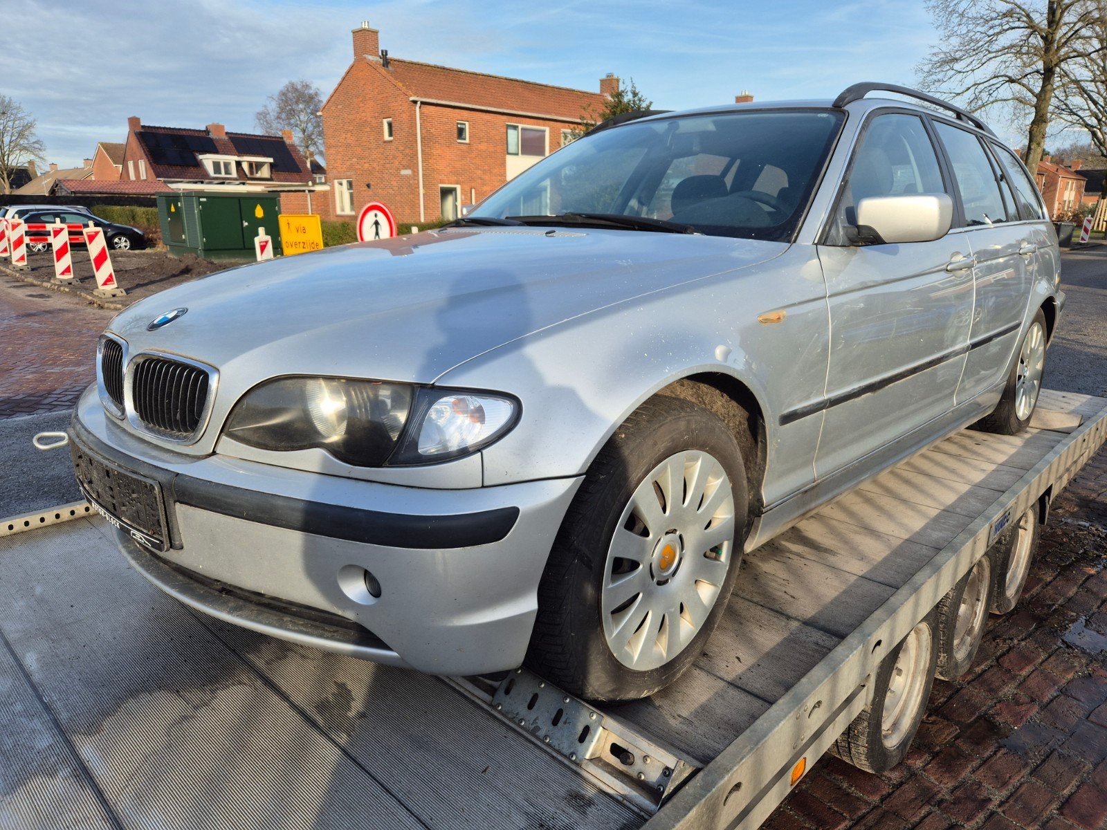 ALLEEN ONDERDELEN BMW 320I 2.2 M54 E46 TOURING TITAN SILBER, Gebruikt, Links, Ophalen of Verzenden, BMW