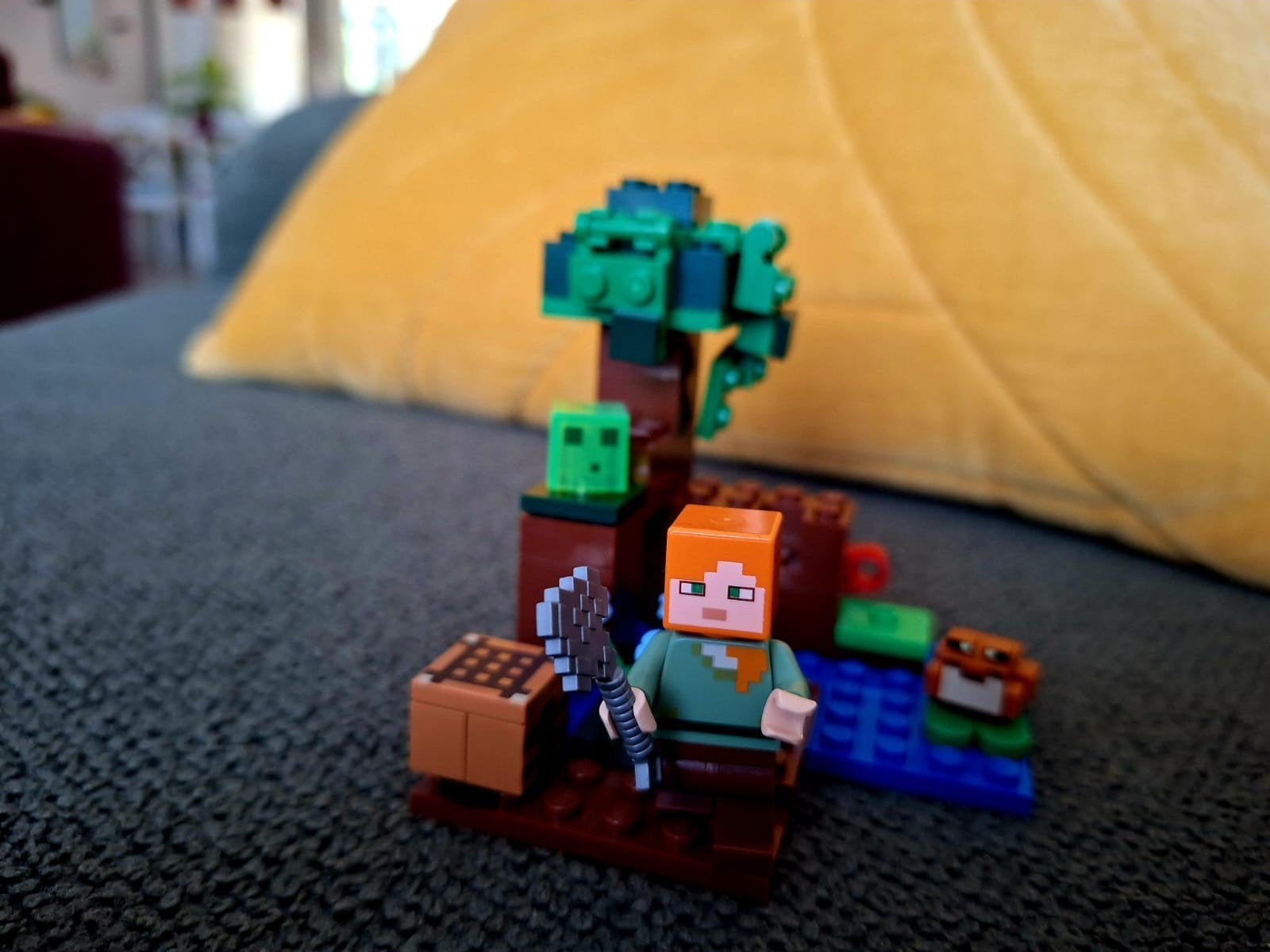 Lego Minecraft set met Alex figuur en accessoires, Ophalen of Verzenden, Gebruikt, Overige merken