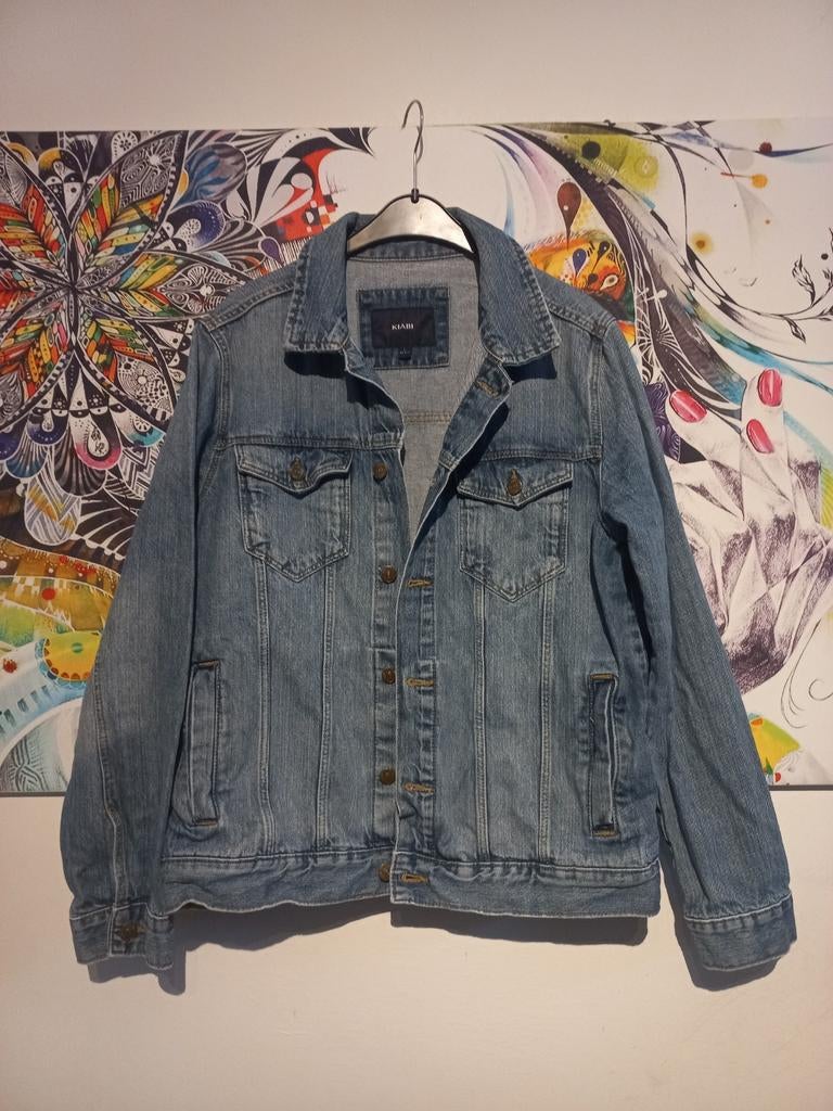 Spijkerjasje Kiabi maat L, Blauw, Maat 42/44 (L), Ophalen of Verzenden, Zo goed als nieuw
