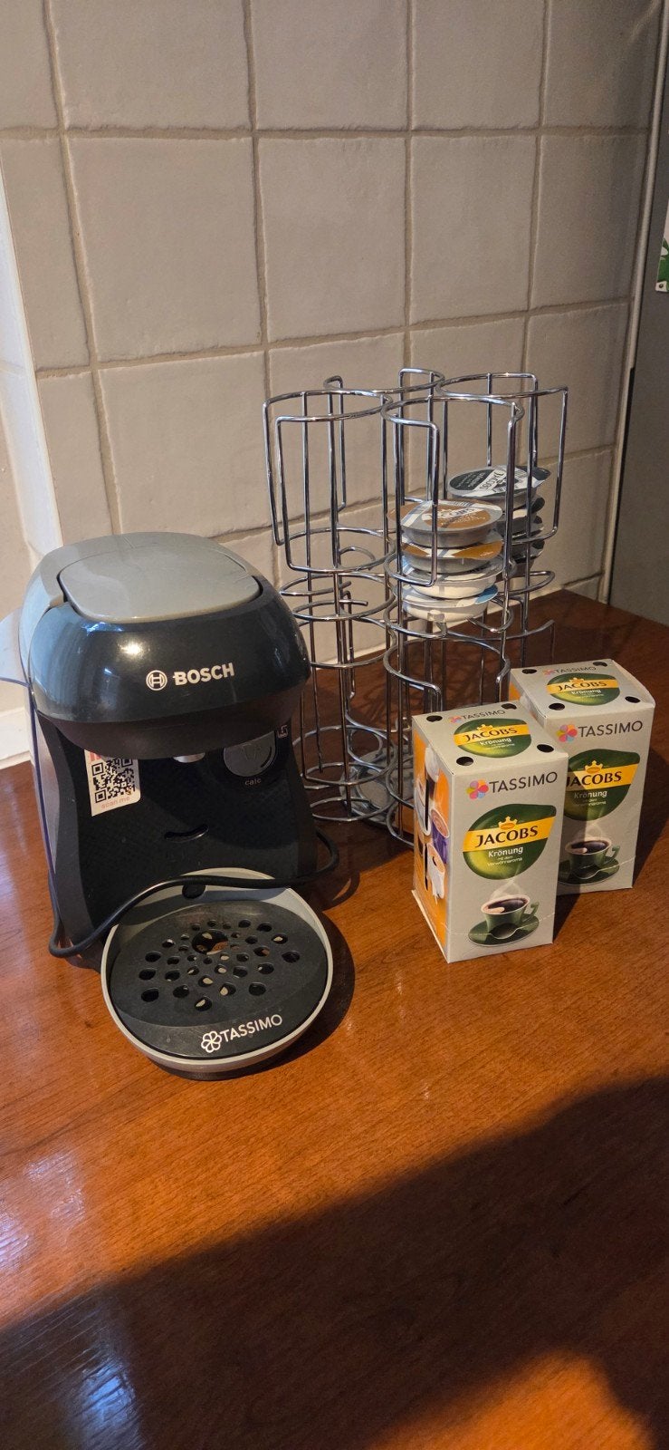 Bosch Tassimo Vivy 2 Koffiezetapparaat met capsulehouder, Ophalen, Koffiemachine, Zo goed als nieuw, 1 kopje