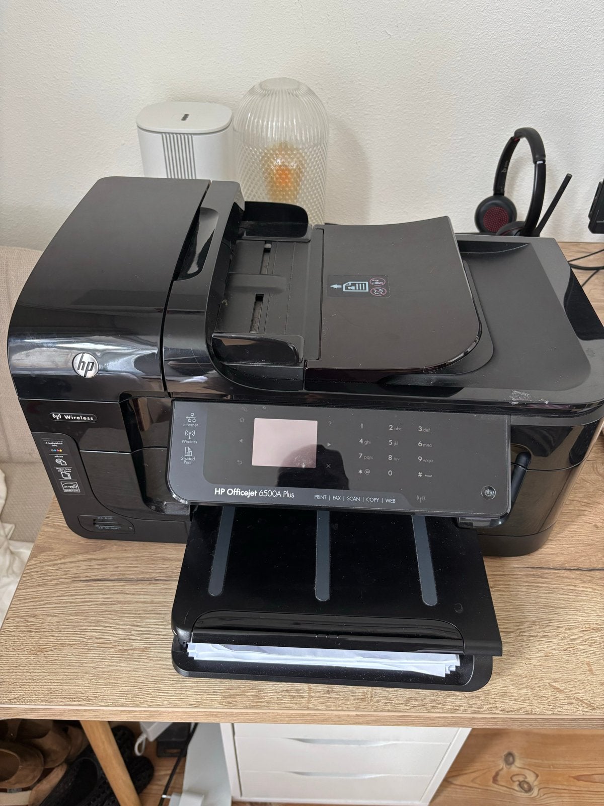 HP Officejet 6500A Plus All-in-One Printer, Computers en Software, Printers, Ophalen, Gebruikt, Faxen, Inkjetprinter