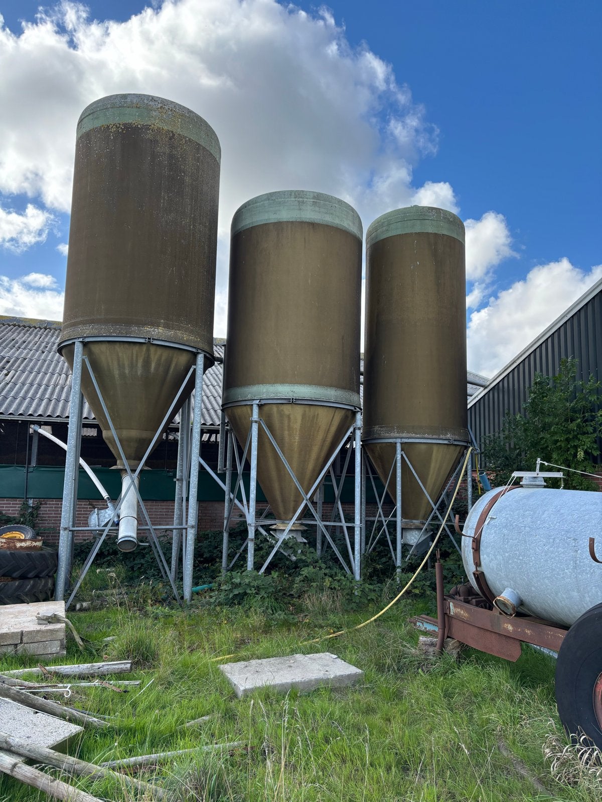 Voersilo's 14 ton en 8 ton, Ophalen of Verzenden