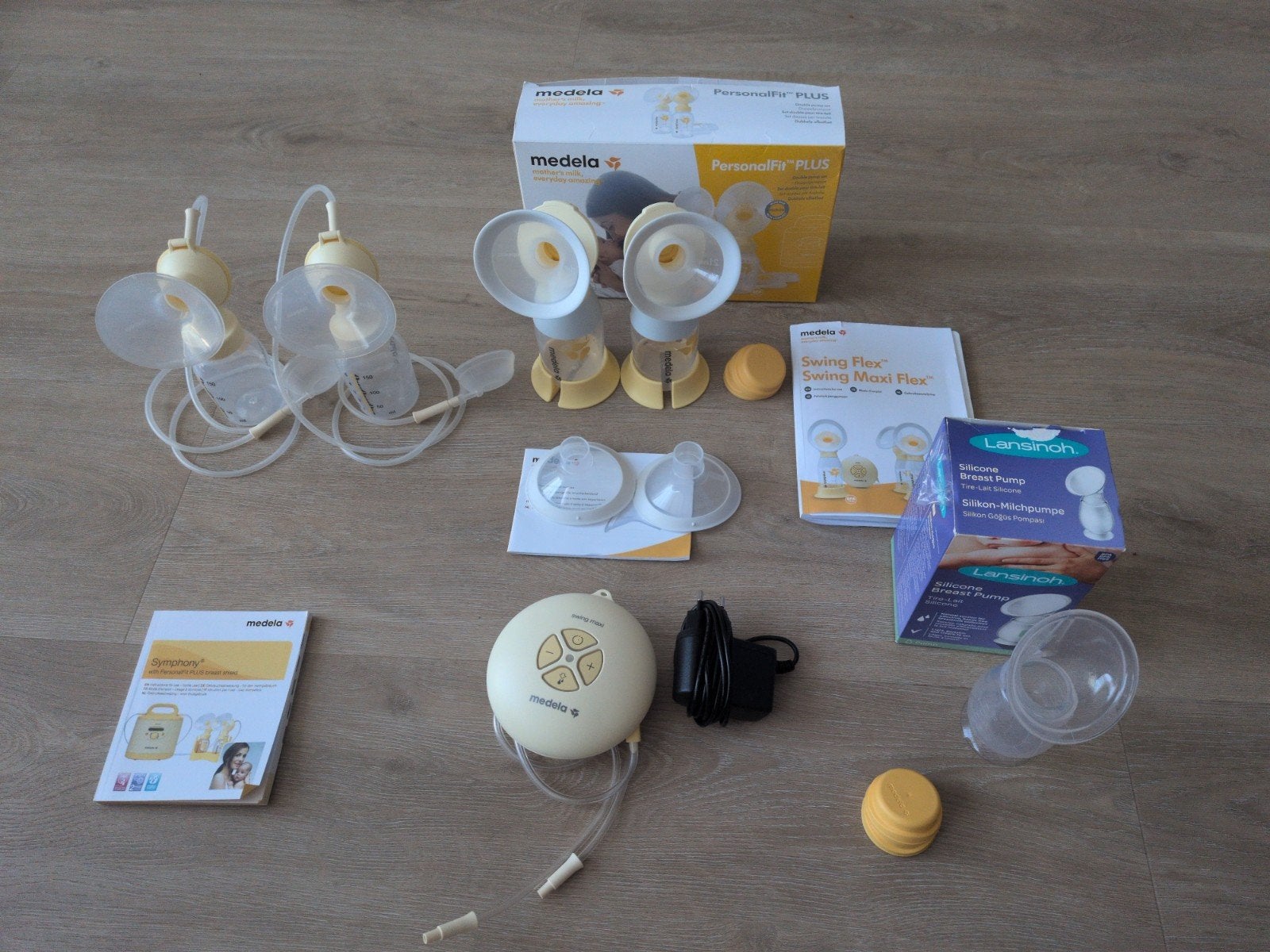 Medela Swing Maxi Flex + Afkolfset Symphony + Pomp, Ophalen of Verzenden, Zo goed als nieuw