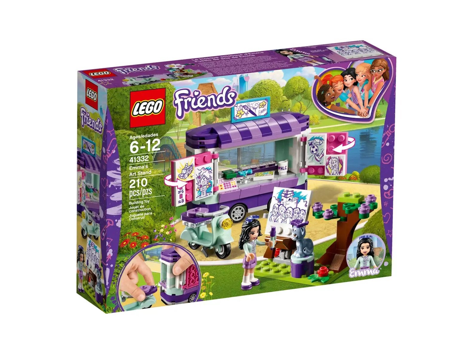 LEGO Friends 41332 Emma's Kunstkraam, Lego, Nieuw, Friends, Ophalen of Verzenden