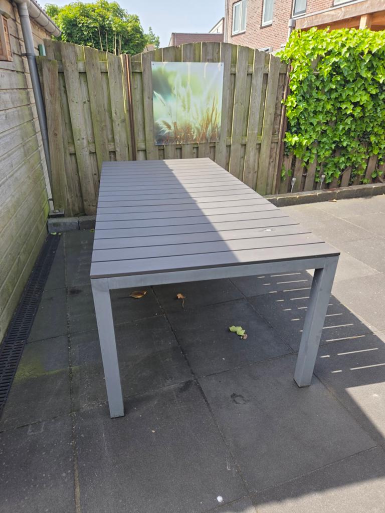 Bellagio Fidenza dinning tuintafel 220x100x75 cm, Ophalen, Rechthoekig, Aluminium