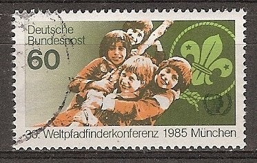 Duitsland Bund, Scouting, 1985., Ophalen of Verzenden, BRD, Gestempeld