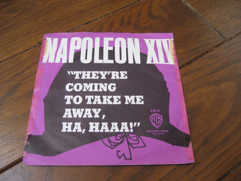 60s napoleon xiv single, Ophalen of Verzenden, Zo goed als nieuw, 7 inch, Pop