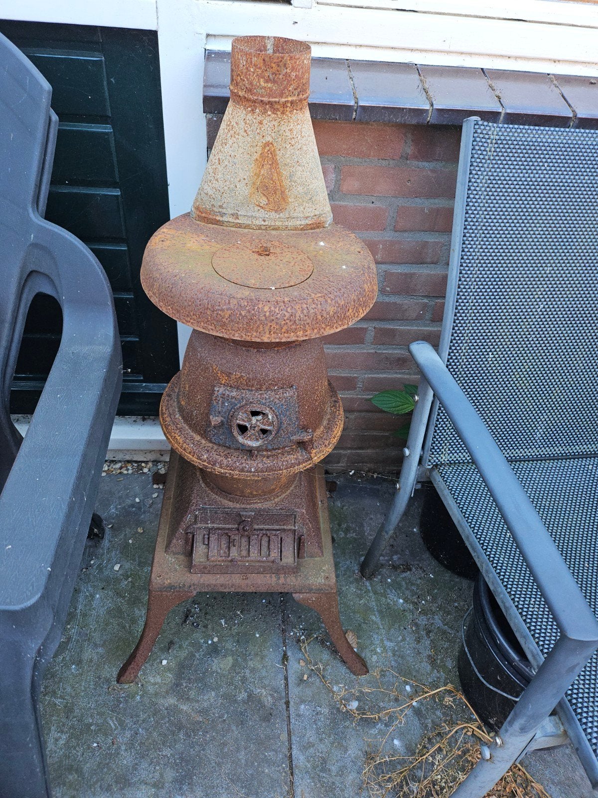 houtkachel, Gebruikt, Houtkachel, Ophalen of Verzenden, Vrijstaand