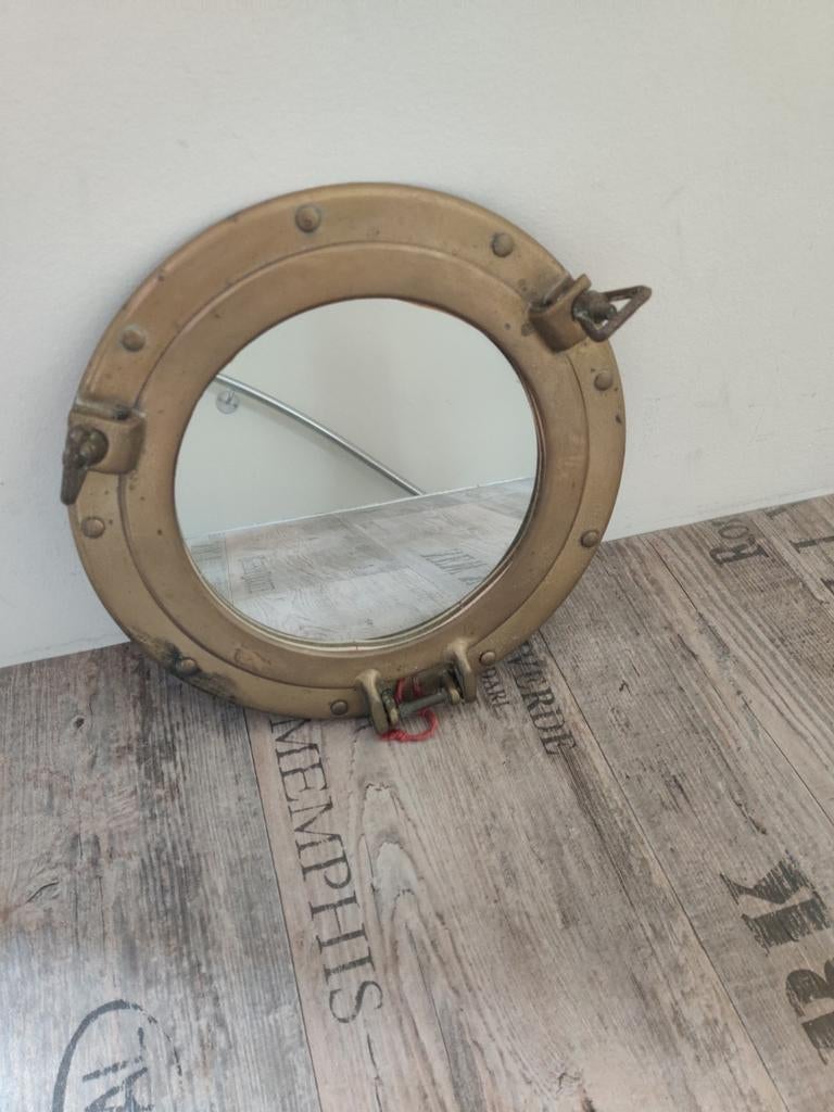 Patrijspoort spiegel, Minder dan 50 cm, Ophalen of Verzenden, Zo goed als nieuw, Minder dan 100 cm