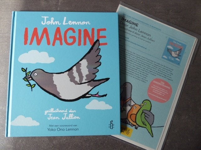 Prentenboek Imagine -John Lennon, Boeken, Non-fictie, John Lennon, Ophalen of Verzenden, Zo goed als nieuw