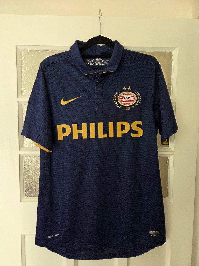 PSV Uit Shirt Jubileum 2013 2014 Authentic maat L, Maat L, Ophalen of Verzenden, Zo goed als nieuw, Shirt