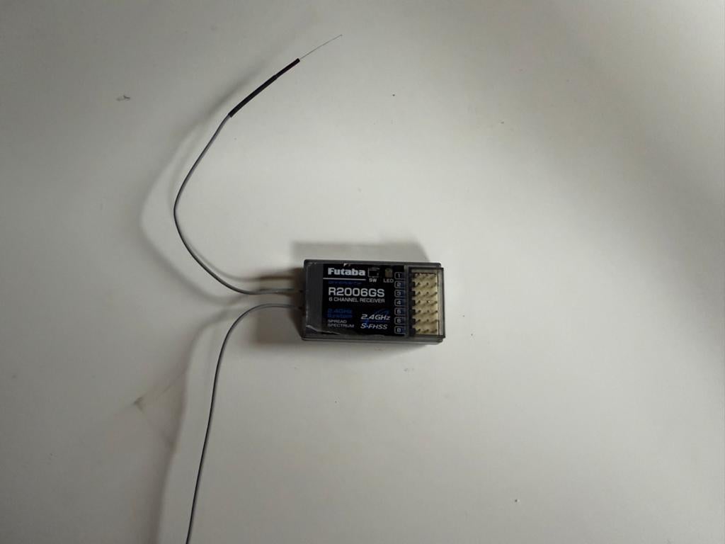 Futaba R2006GS 6-kanaals 2.4GHz S-FHSS ontvanger, Ophalen, Gebruikt
