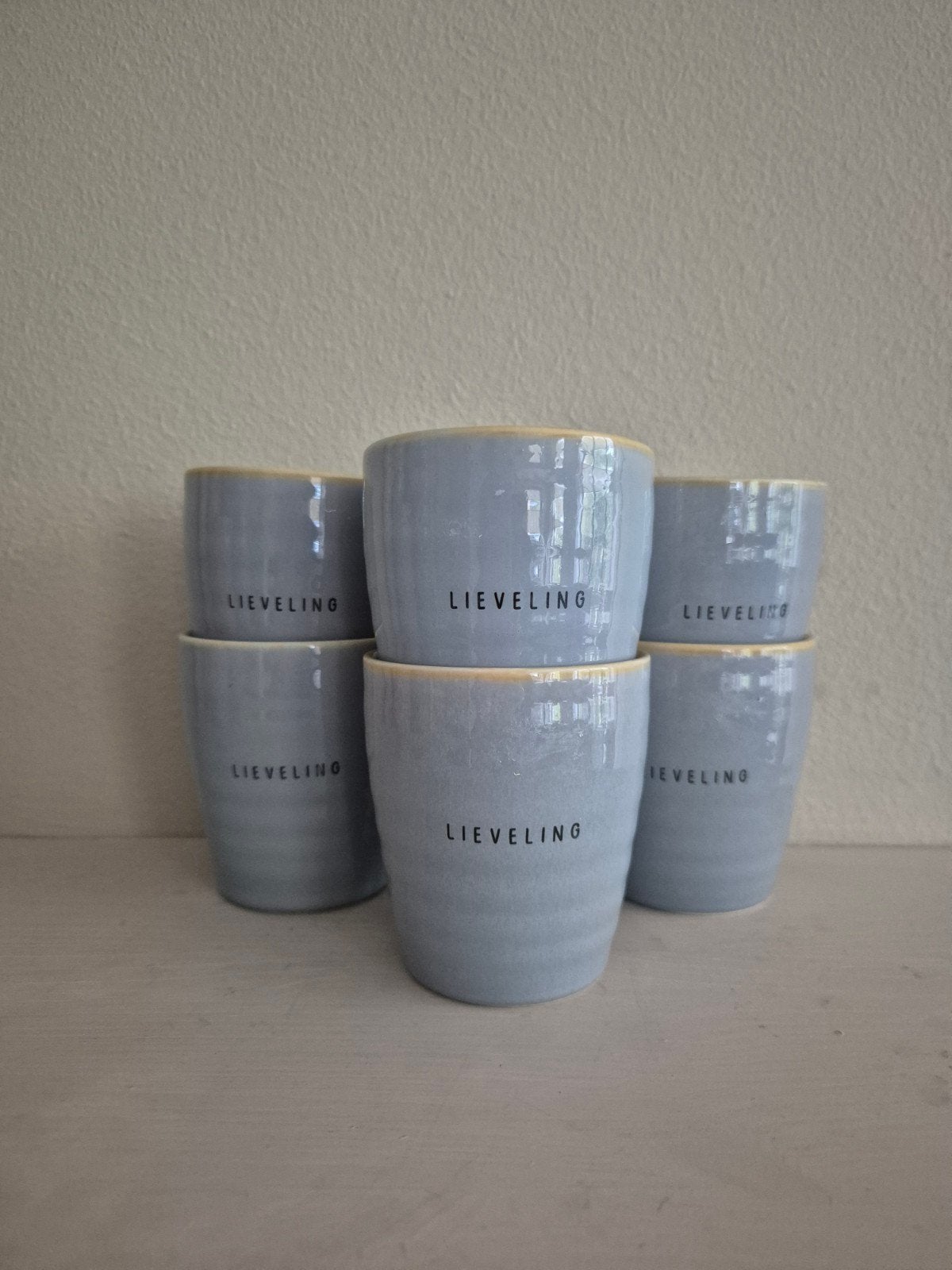 Mokken Zusss Blauw Lieveling, Huis en Inrichting, Ophalen of Verzenden, Nieuw, Aardewerk, Mok