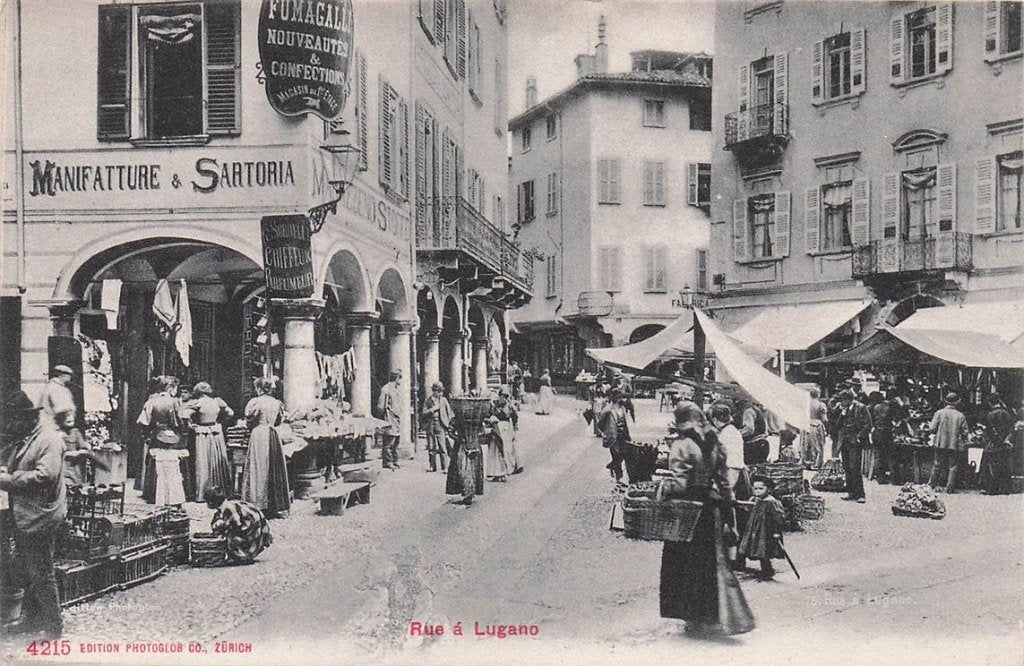702-450-011 Lugano, Verzenden, Voor 1920, Overig Europa