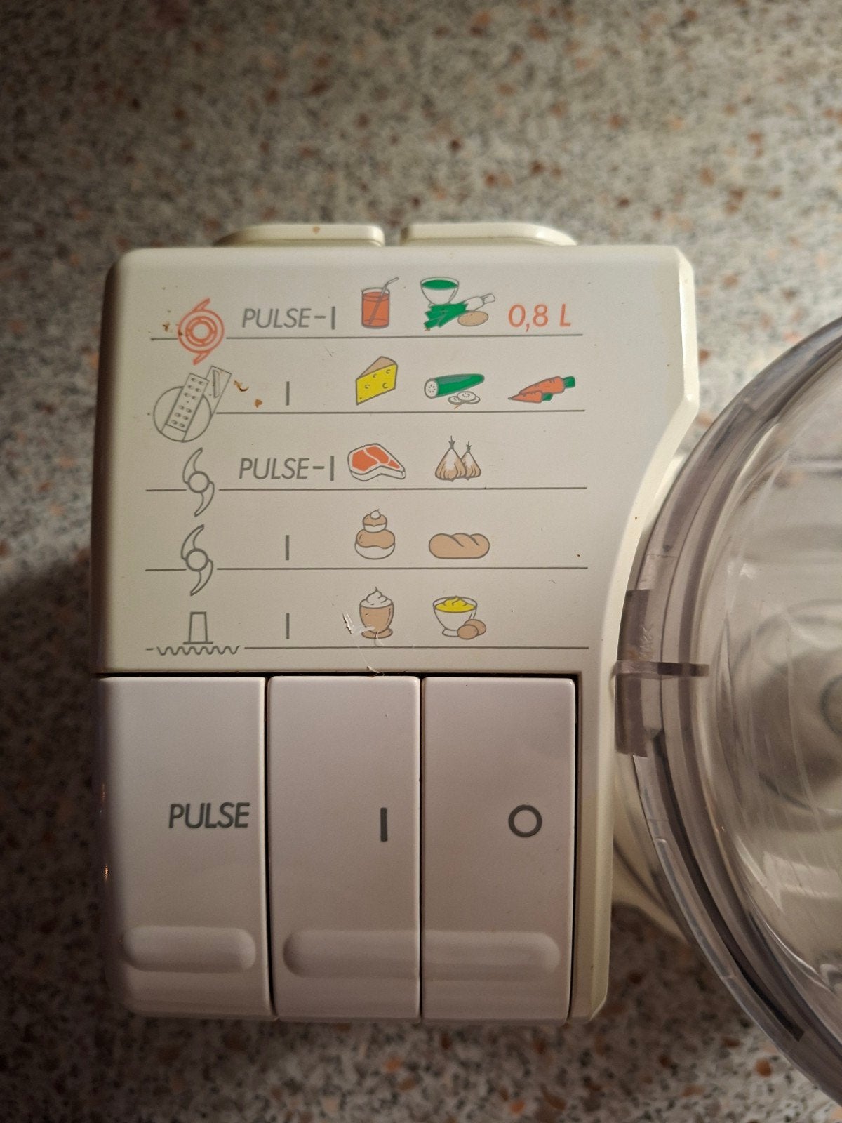 Moulinex Masterchef 350 Keukenmachine met accessoires, Gebruikt, Ophalen of Verzenden, Vaatwasserbestendig, Minder dan 1 liter