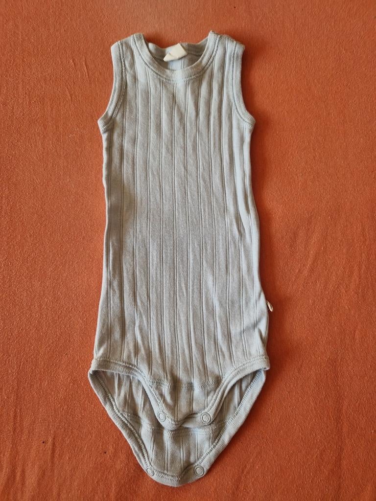 Dilling mouwloze romper maat 62 lichtblauw katoen luchtig, Nacht- of Onderkleding, Jongetje of Meisje, Ophalen of Verzenden, Zo goed als nieuw