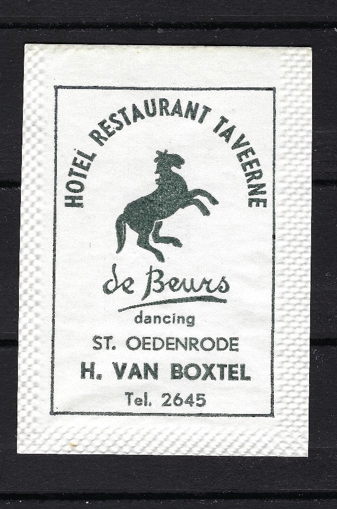 113 St. Oedenrode hotel cafe rest DE BEURS, Ophalen of Verzenden, Nederland