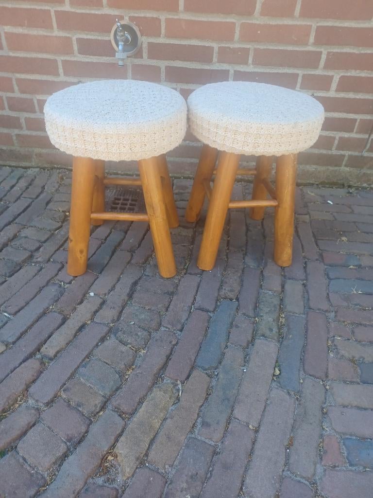 2 krukjes te koop., Ophalen, Hout