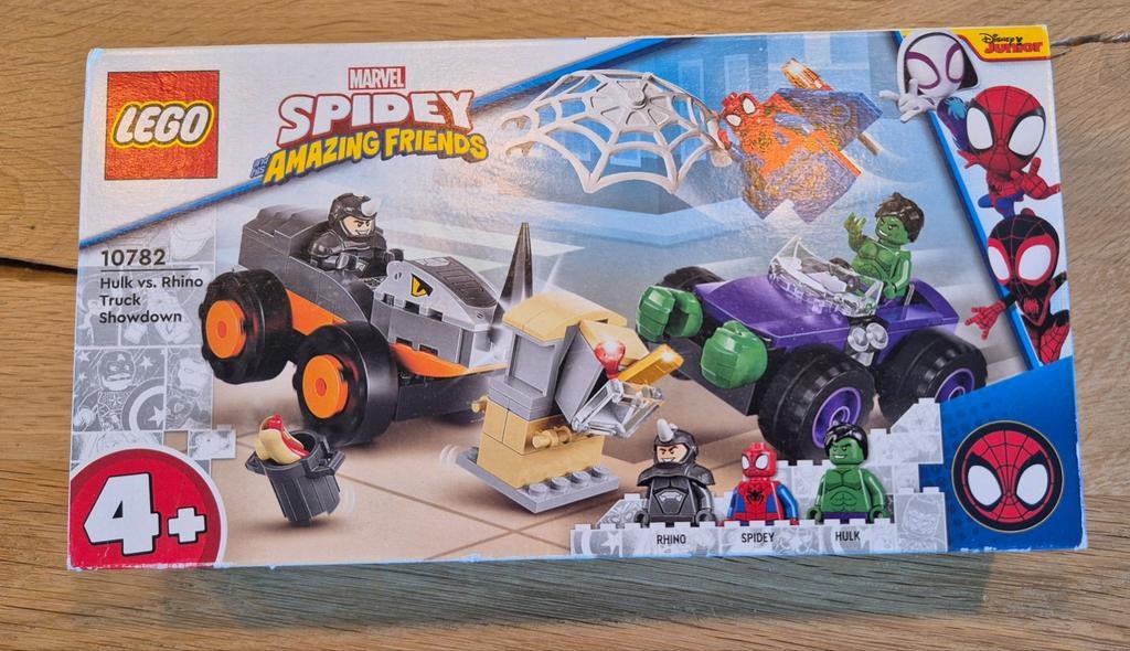 Lego Spidey Marvel Hulk vs. Rhino Truck Showdown 10782, Ophalen of Verzenden, Nieuw
