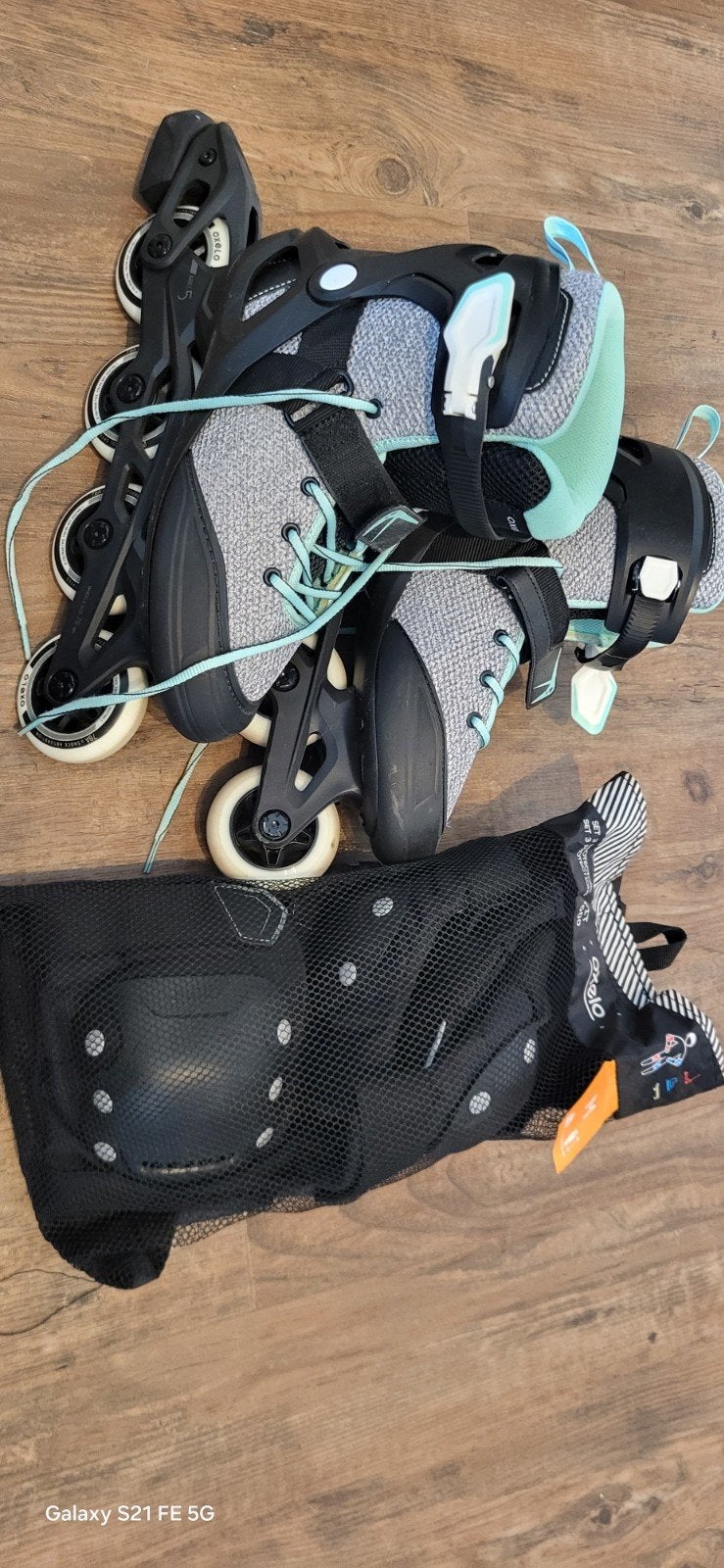 Oxelo ABEC 5 Skates Maat 40 met FIT500 Beschermers, Overige merken, Dames, Ophalen of Verzenden, Zo goed als nieuw