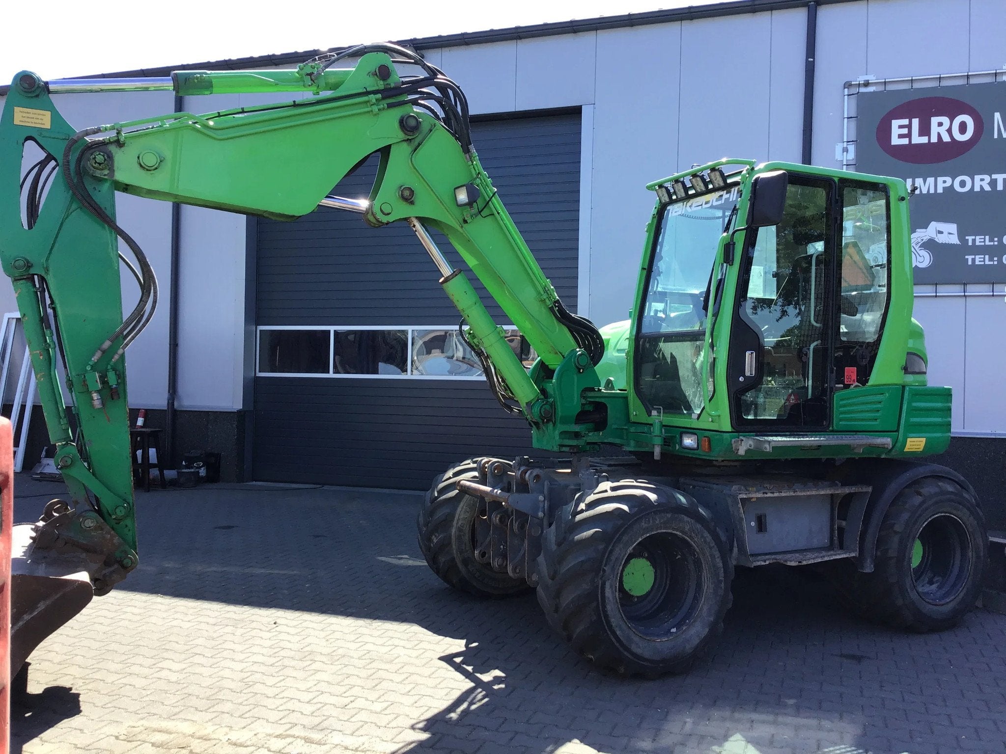Takeuchi TB295W (bj 2014), Graafmachine