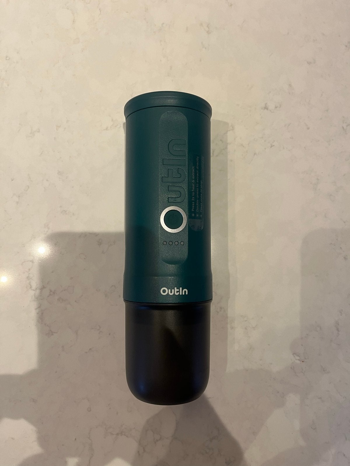 OutIn Nano, Ophalen of Verzenden, Zo goed als nieuw, Koffiemachine, Gemalen koffie