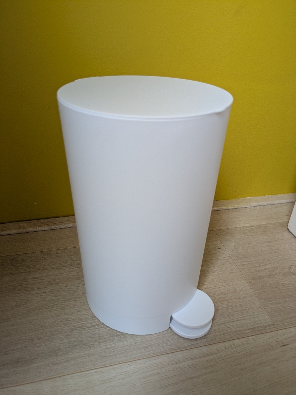 Witte Pedaalemmer Uitneembare Binnenemmer - 3 Liter, Ophalen, Kunststof, Met pedaal, Nieuw